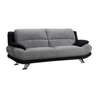 Vente-unique Sofa 3Sitzer Microfaser MUSKO  