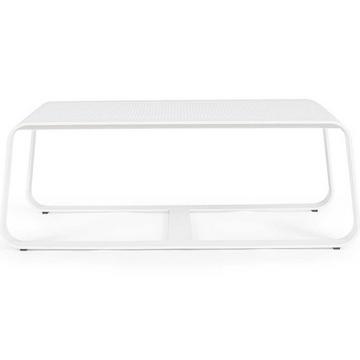 Garten Couchtisch Merrigan 105x62 weiss