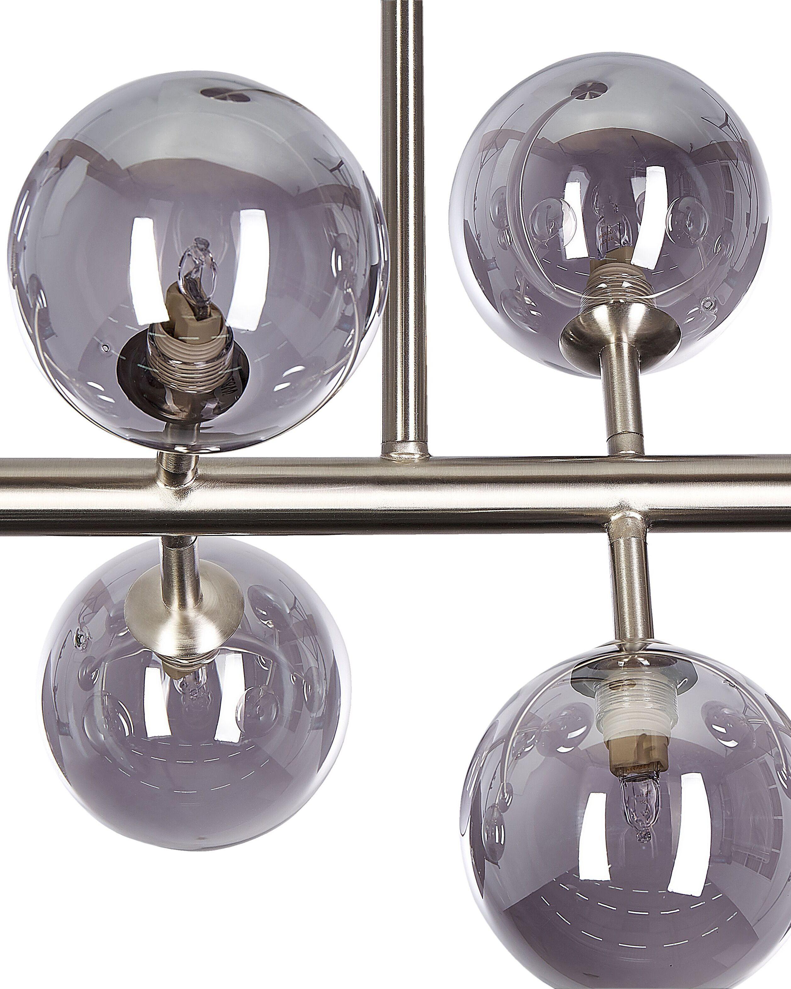 Beliani Hängelampe aus Stahl Glamourös RAMIS  