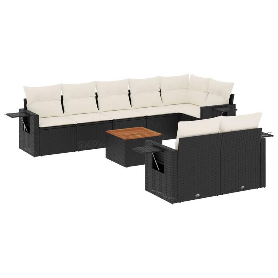 set divano da giardino Polirattan