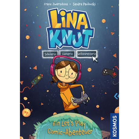 Lina Knut. Schülerin, Gamerin, Weltenretterin Zwerschina, Franz; Pavlovski, Sandra (Illustrationen) Copertina rigida 