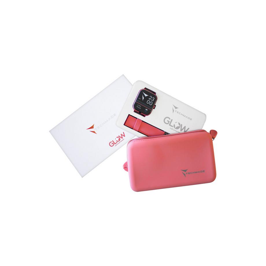 Techmade  Smart Watch Glow Dark Pink 