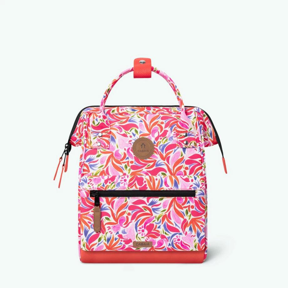 CABAIA Santorini Small Zaino con stampa floreale  