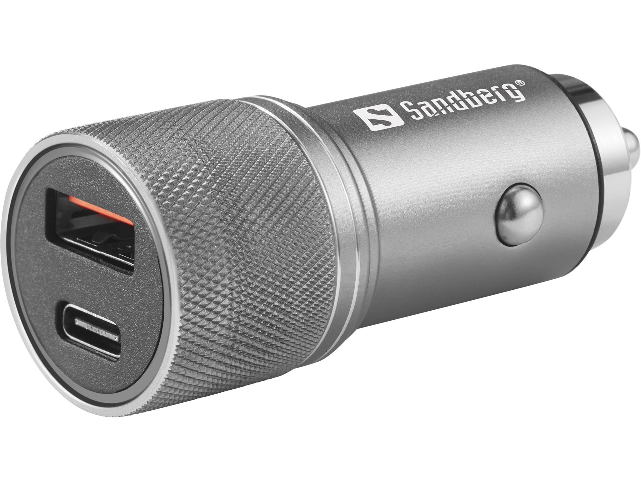 Sandberg  Sandberg Car Charger 1xQC3.0+1xUSBC 48W 