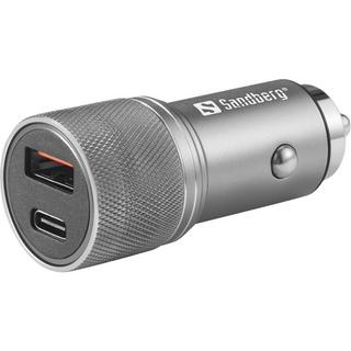 Sandberg  Sandberg Car Charger 1xQC3.0+1xUSBC 48W 