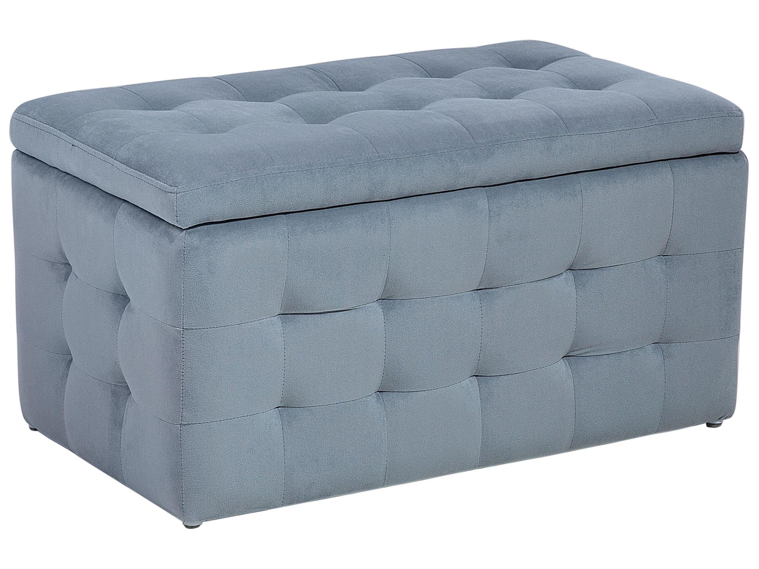 Beliani Ottoman en Velours Glamour MICHIGAN  