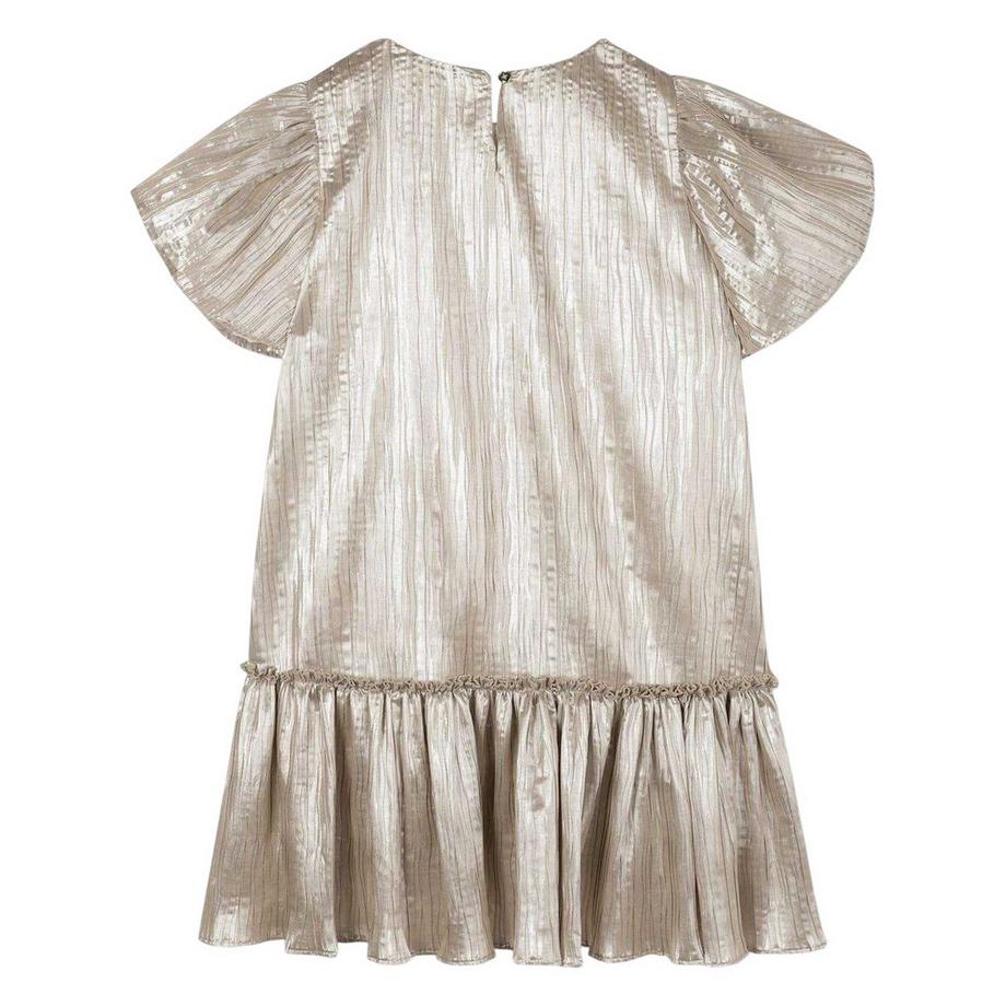 Billieblush Robe Col Rond Boxy Manches Courtes  