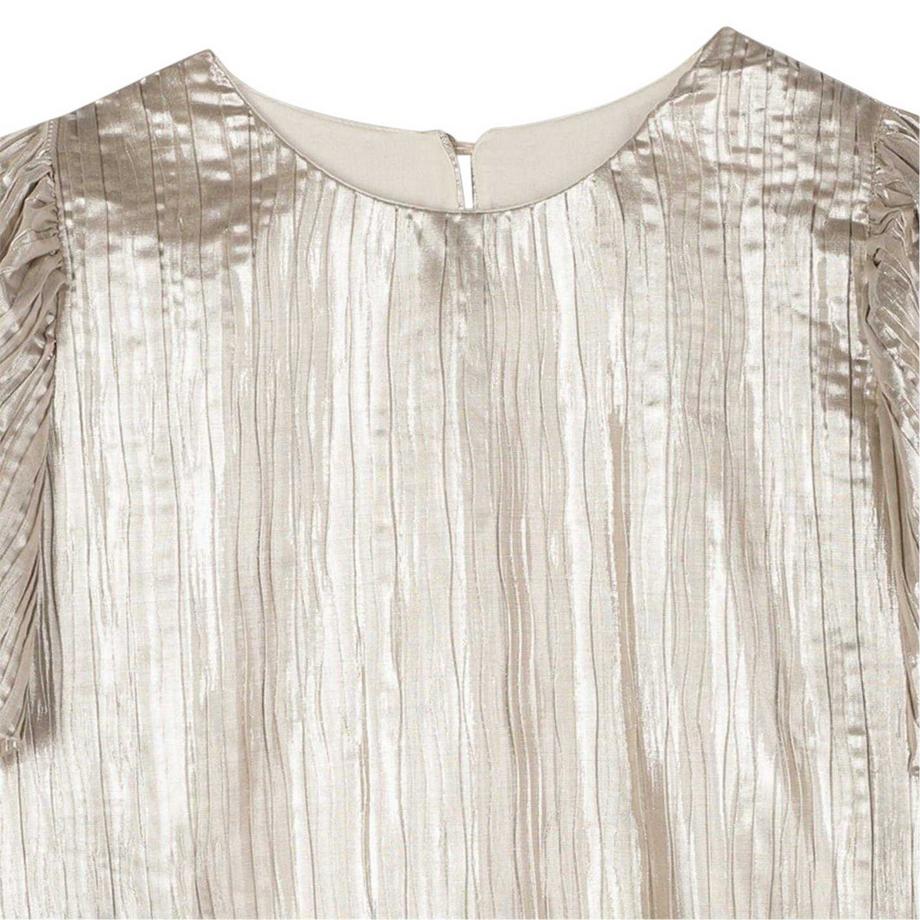 Billieblush Robe Col Rond Boxy Manches Courtes  