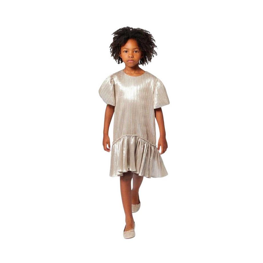 Billieblush Robe Col Rond Boxy Manches Courtes  