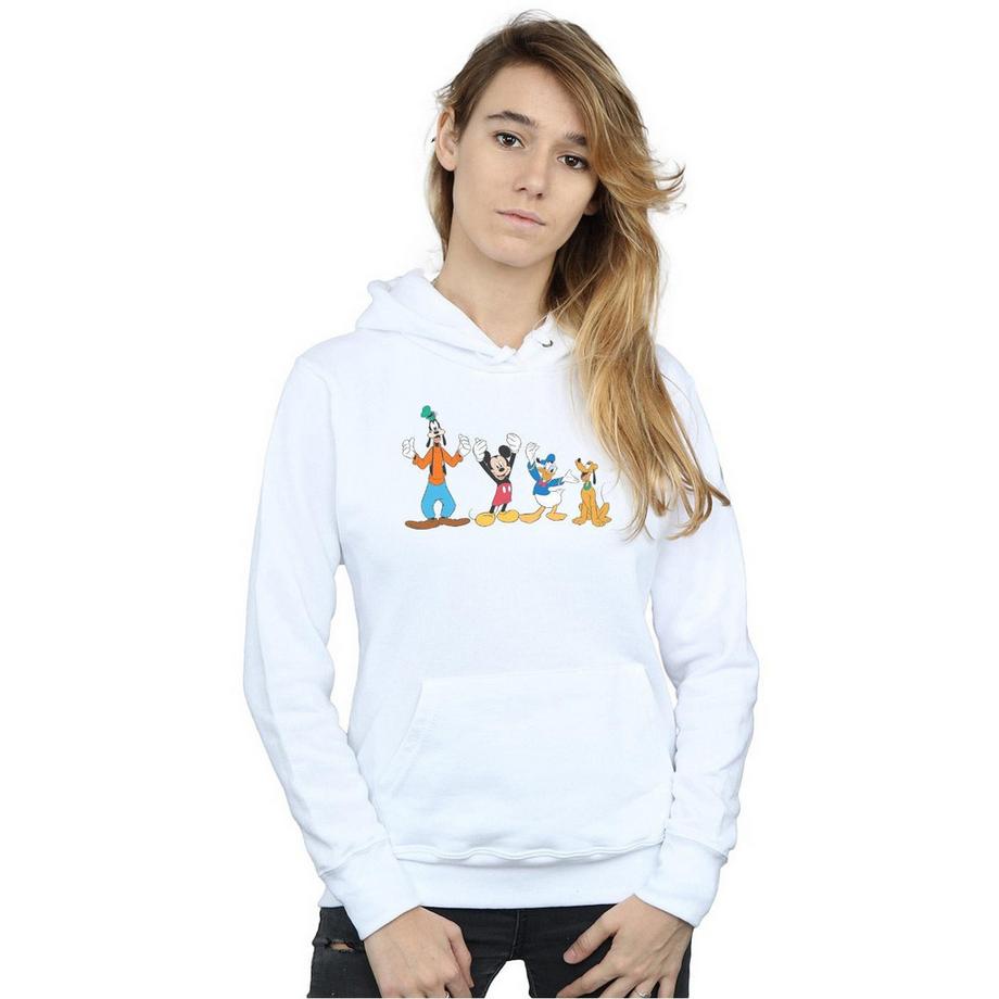 Disney Mickey Mouse and Friends Felpa con Cappuccio Stampata  