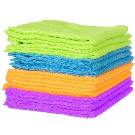 Northio Lot de 12 chiffons en microfibre  