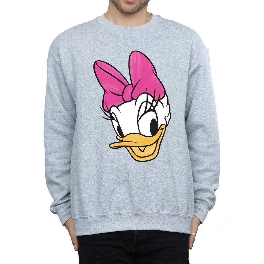 Disney Daisy Duck Face Felpa  