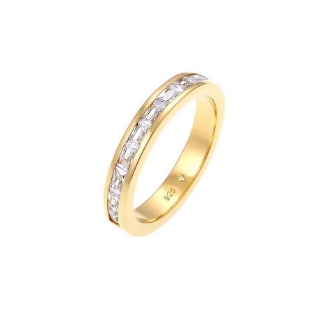 Elli  Ring Bandring Baguette Zirkonia Kristalle 