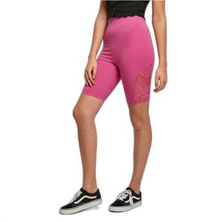 URBAN CLASSICS  hochgeschnittene damen-strumpfhose mit spitzeneinsatz 