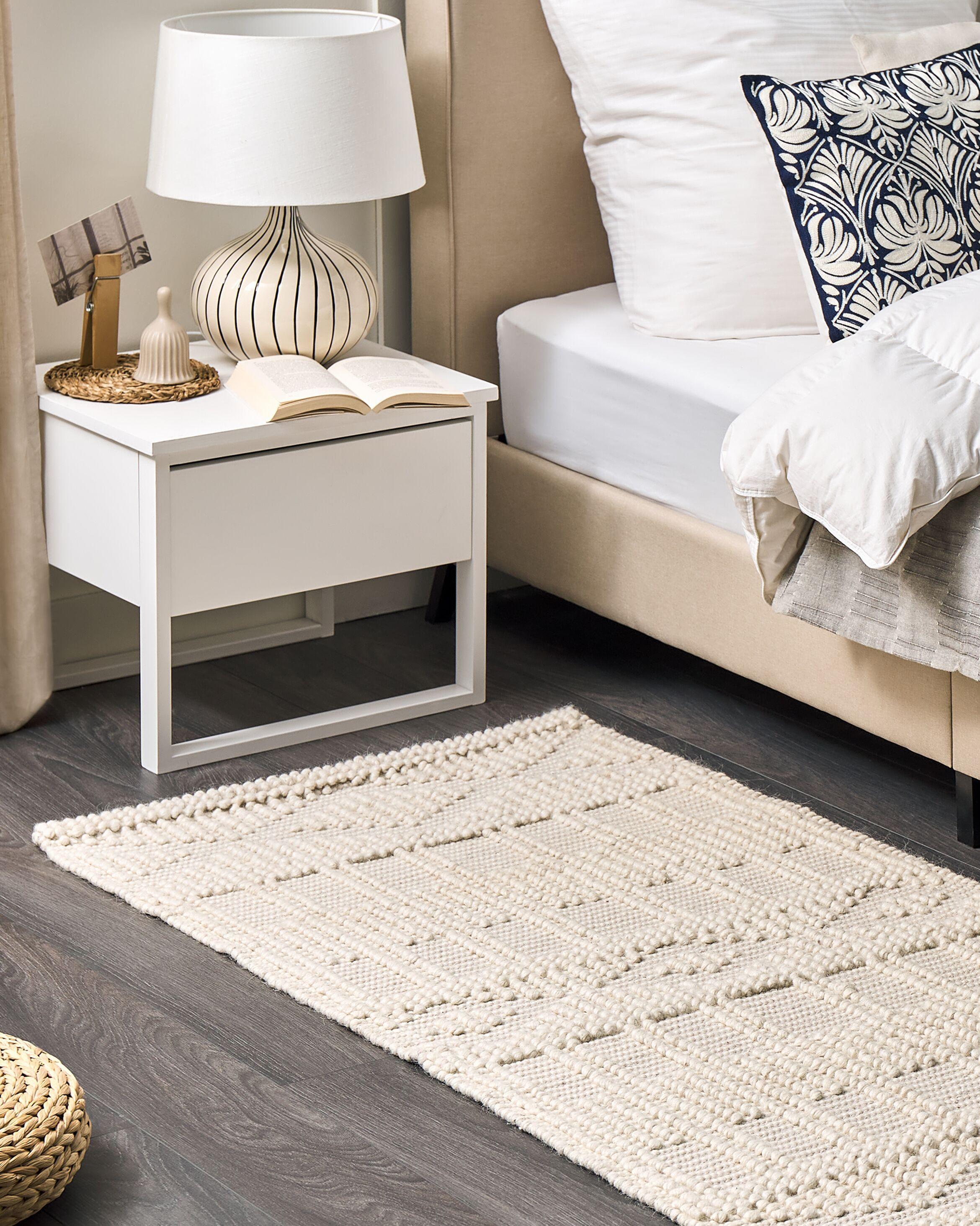 Beliani Tapis en Laine Boho LAPSEKI  