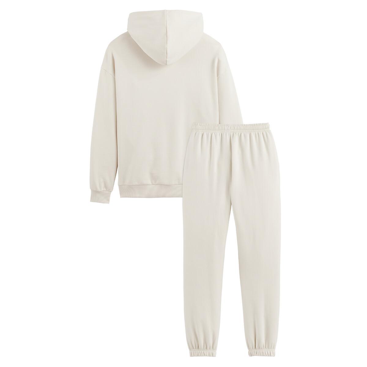 La Redoute Collections  Set aus Kapuzensweatshirt und Joggpants 