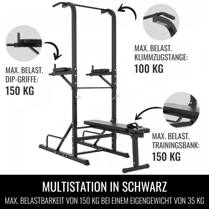 Gorilla Sports  STATION D'ENTRAINEMENT MULTIFONCTIONS | MUSCULATION 