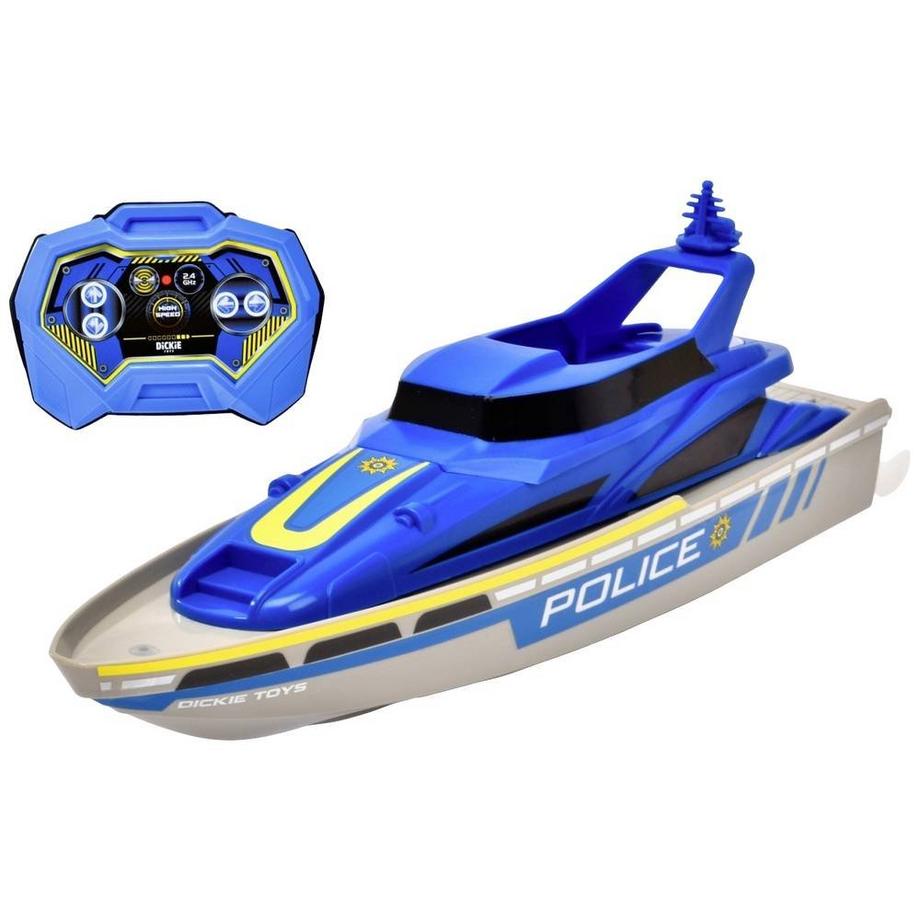 Dickie Toys  RC Police Boat, RTR 