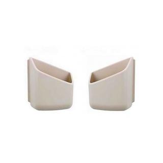 Northio Portaocchiali per Auto - Beige - 2 pz  