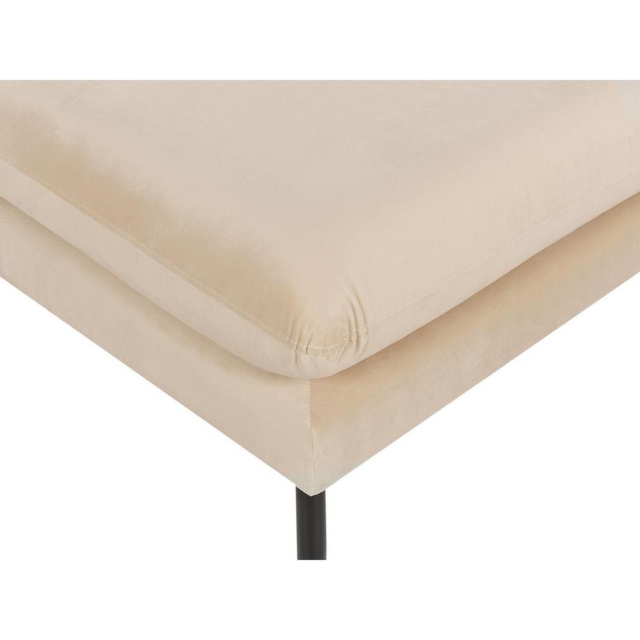 Beliani Ottomana en Velluto Moderno VINTERBRO  