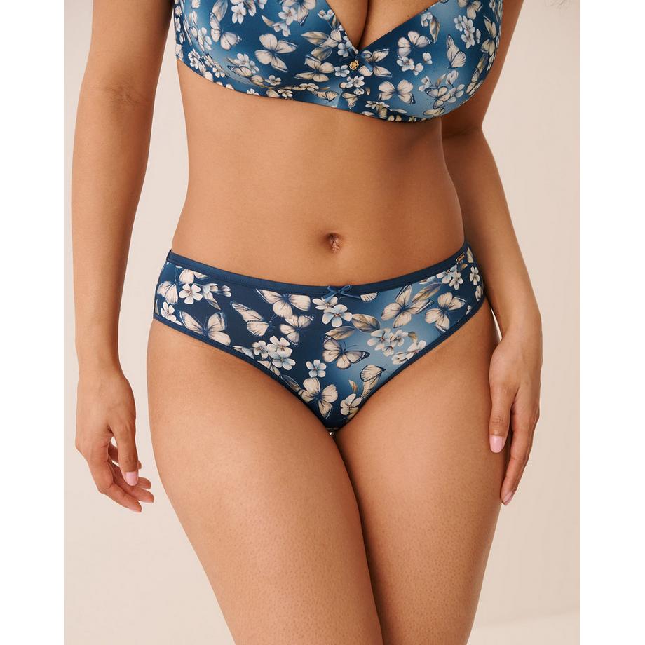Culotte bikini microfibre dos lisse