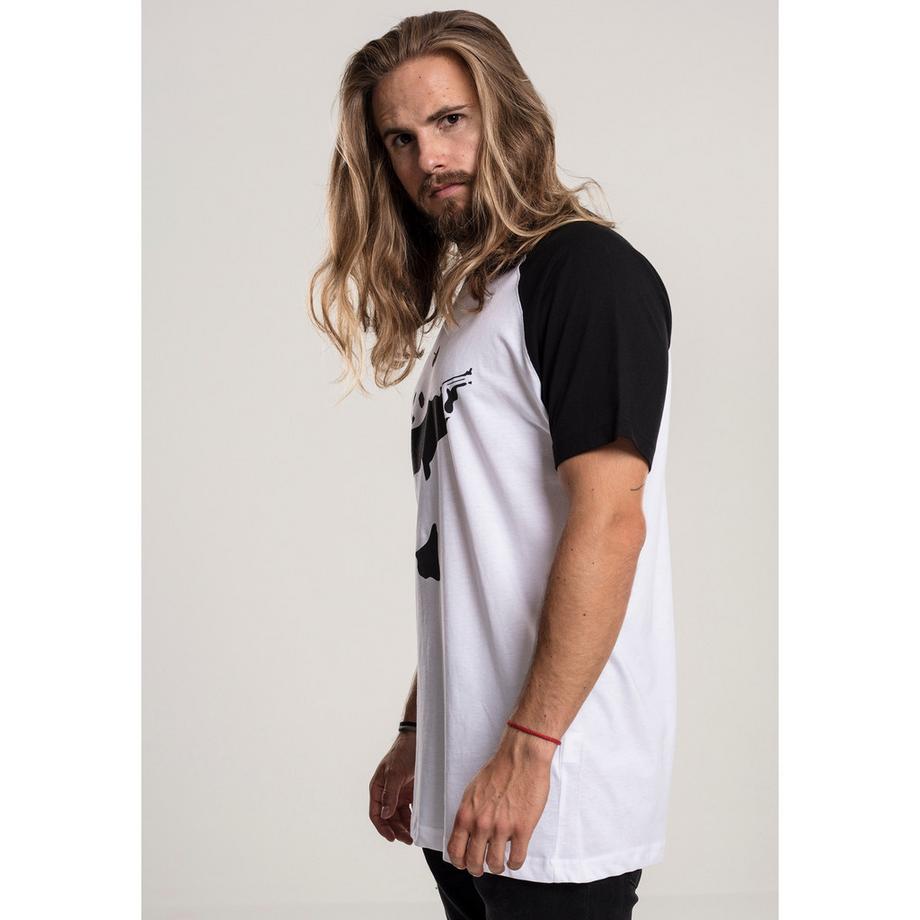 URBAN CLASSICS Panda Raglan T-Shirt  