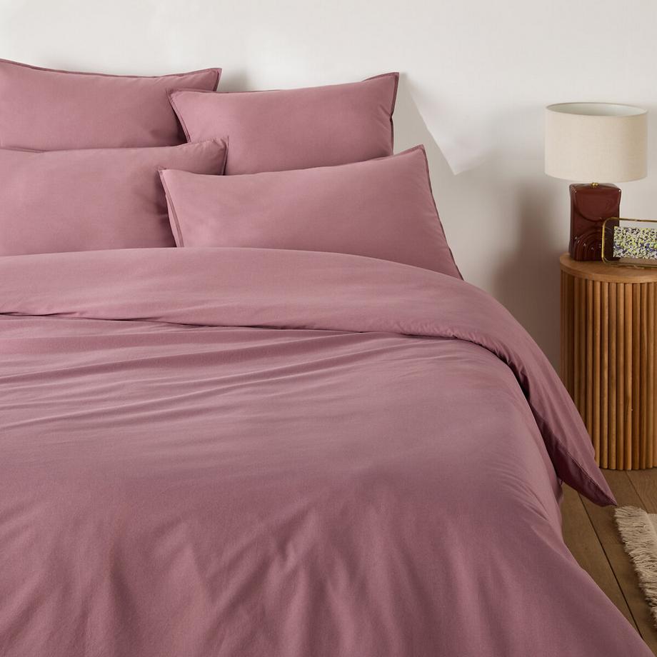 La Redoute Intérieurs Scenario Housse de couette unie en coton lavé  