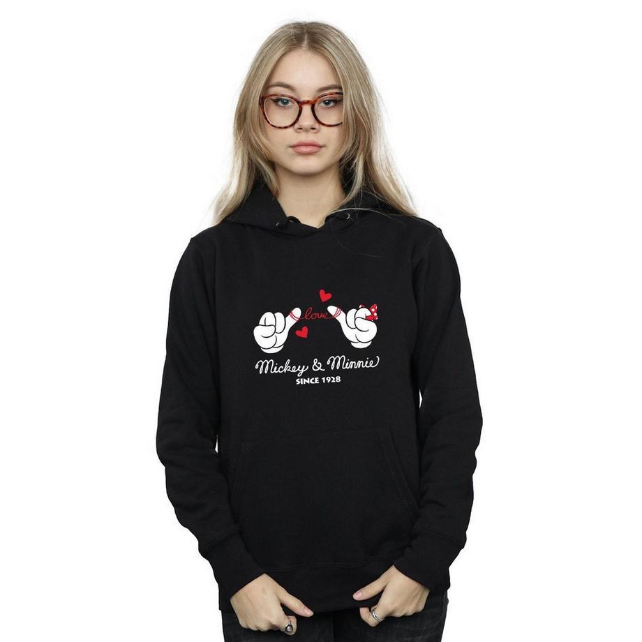 Disney Mickey & Minnie Love Since 1928 Felpa con cappuccio  
