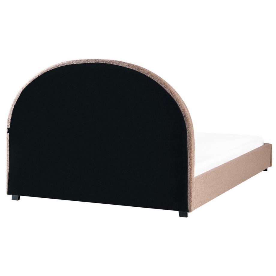Beliani Wasserbett aus Bouclé  VAUCLUSE  