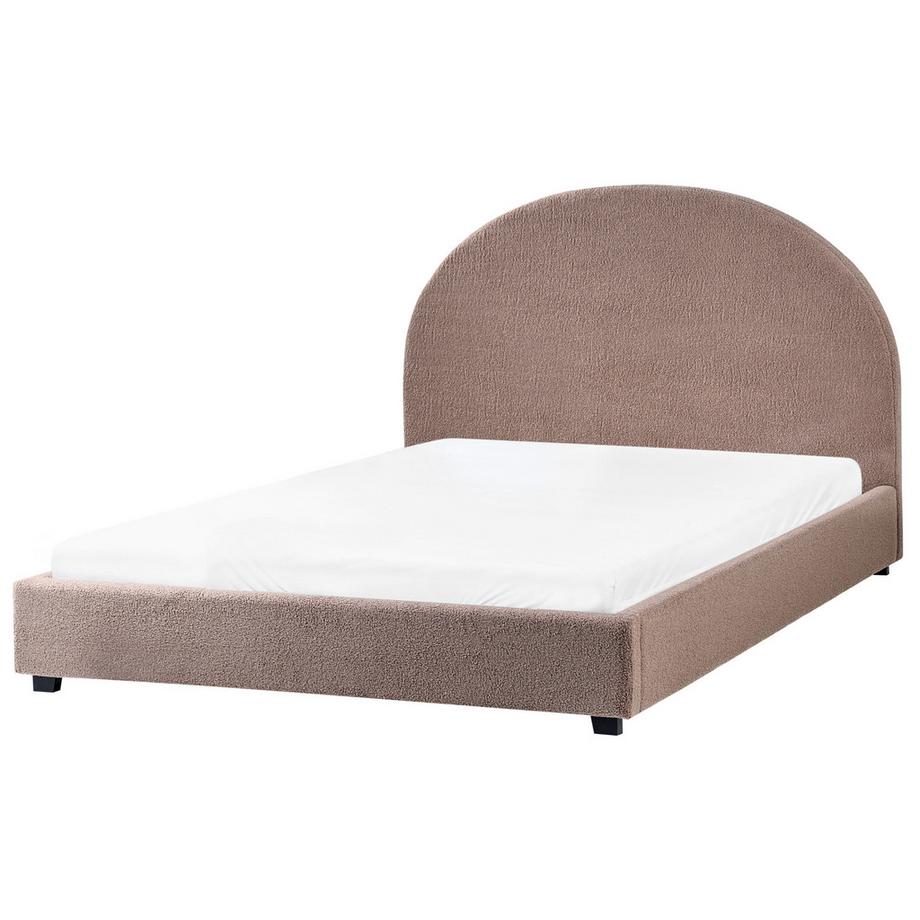 Beliani Wasserbett aus Bouclé  VAUCLUSE  