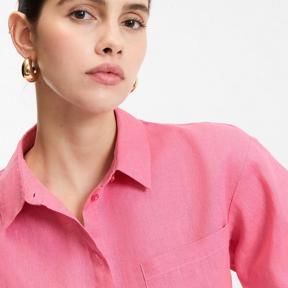 La Redoute Collections Camicia ampia in lino  