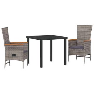 VidaXL Ensemble de meubles d'extérieur poly rattan  