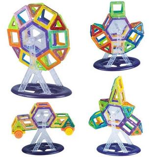 Gameloot  Magnetische Bauteile - Ein perfektes Geschenk für Kinder (124 Stück) 