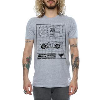 Cars Lightning McQueen Blueprint T-Shirt  