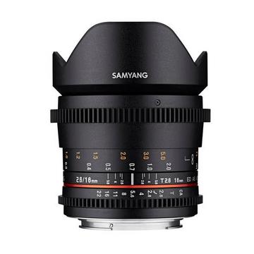 Samyang 16 mm T2.6 Vdslr Ed comme UMC (Sony E)