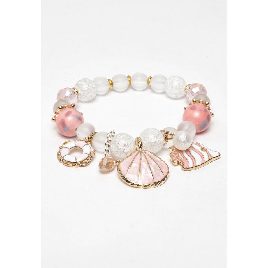 Bracciale Boho con Perline a Seme di Conchiglia