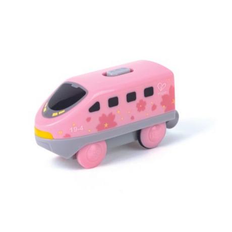 Hape  Eisenbahn Batteriebetriebene Intercity-Lok Rosa 