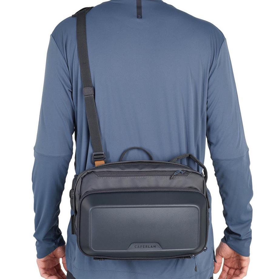 CAPERLAN  Sac à bandoulière / ceinture de pêche 500 12l 