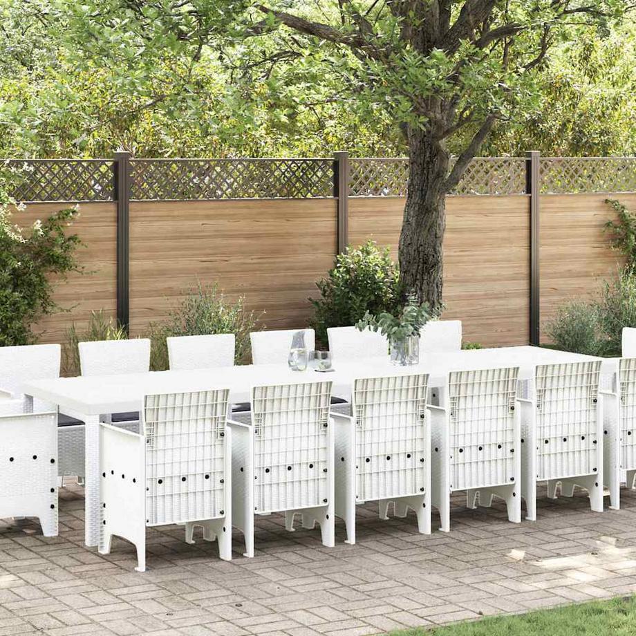 VidaXL Set da Pranzo per Giardino Polipropilene  