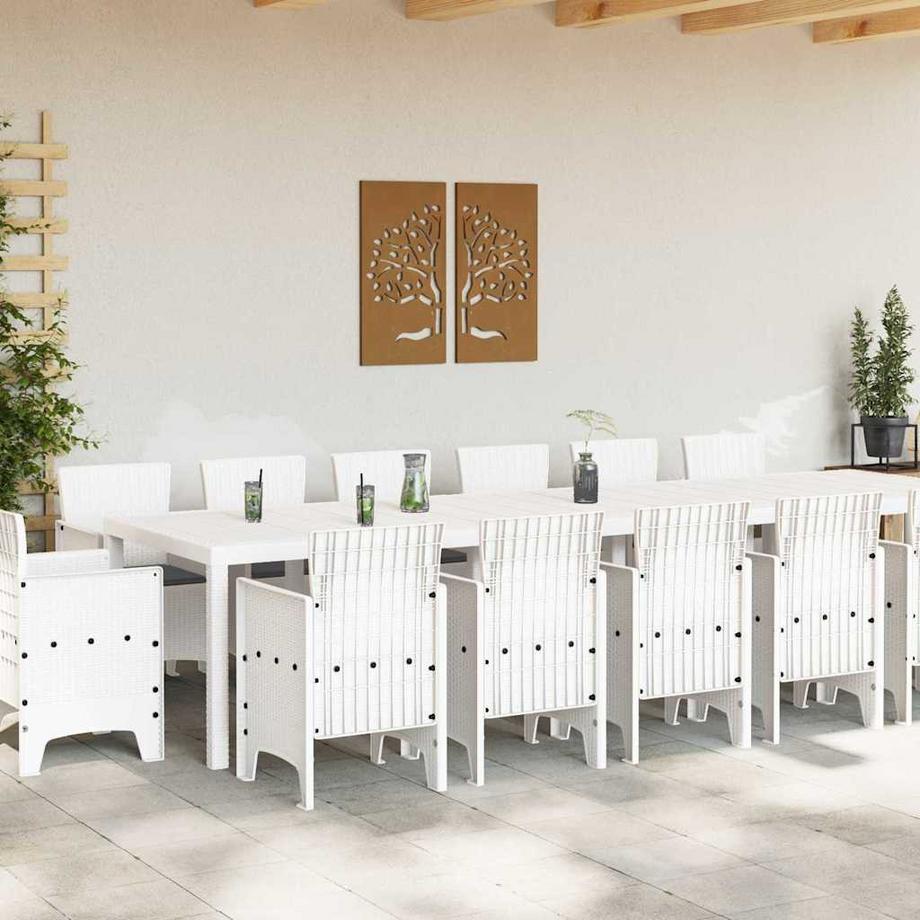 VidaXL Set da Pranzo per Giardino Polipropilene  