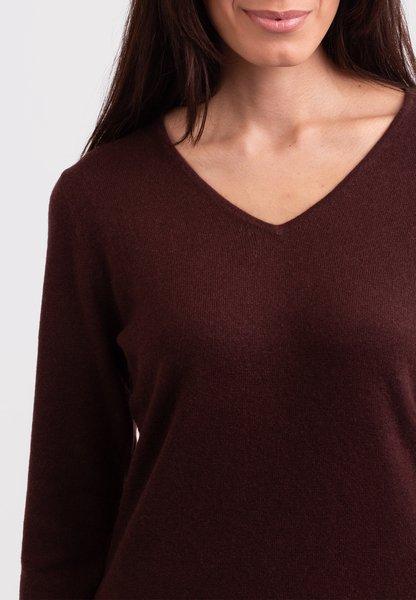 CASH-MERE.CH  Kaschmir V-Ausschnitt Pullover 