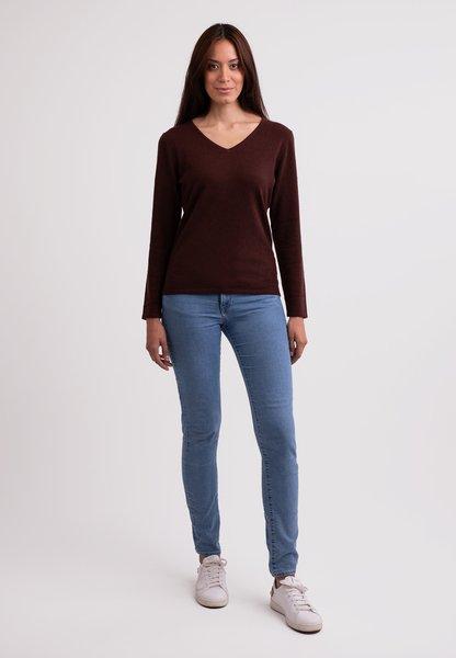 CASH-MERE.CH Pull Cachemire Col V  