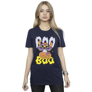 Lilo & Stitch Boo Jack-o-Lantern T-Shirt Stampata  