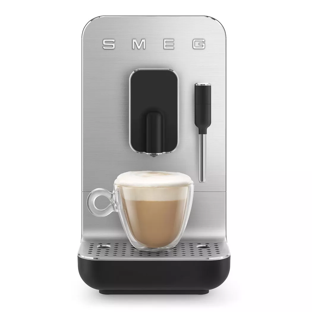 smeg – Kaffeevollautomat + Dampffunktion BCC12BLMEU, Silber