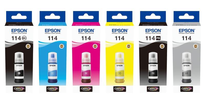 EPSON  114 EcoTank Grey ink bottle 