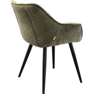 KARE Design Fauteuil Thelma Melange vert  