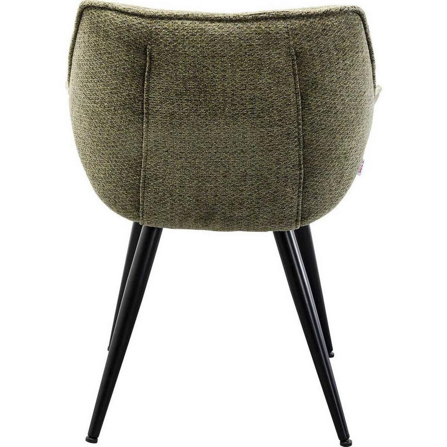 KARE Design Poltrona Thelma verde melange  