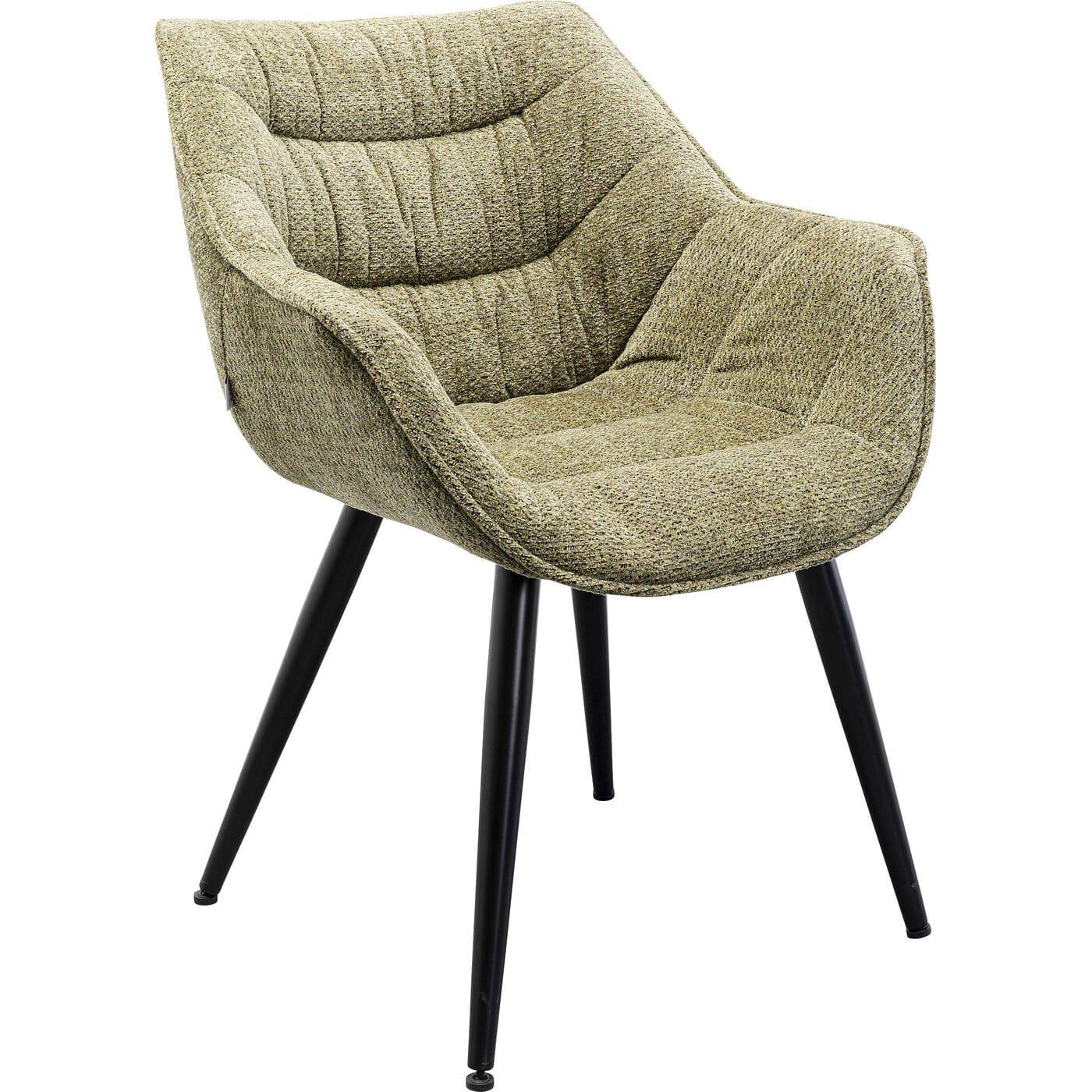 KARE Design Fauteuil Thelma Melange vert  