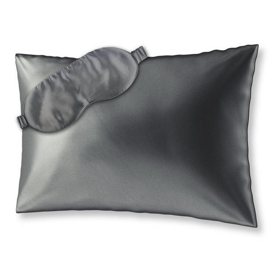 BEAUTY SLEEP SET S Taie d'oreiller (50x75) et masque de nuit en soie