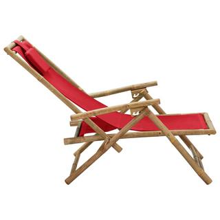 VidaXL Chaise de relaxation bambou  